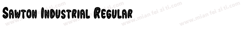 Sawton Industrial Regular字体转换